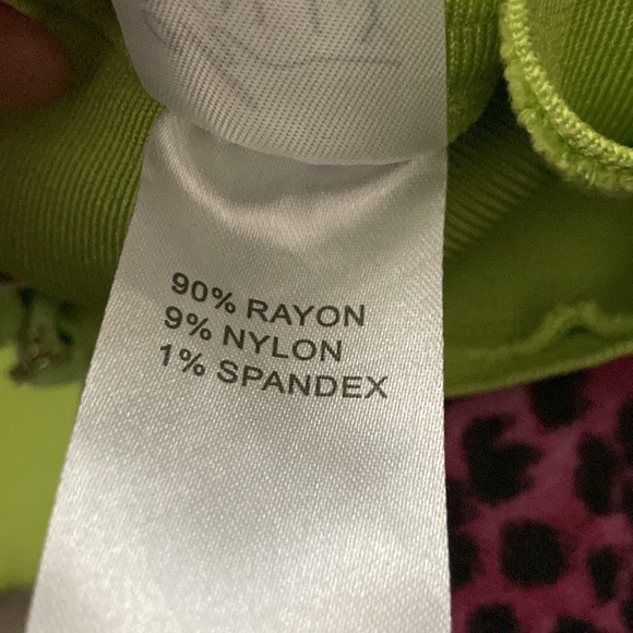 Oh polly batch a lime small regular high waisted flare pants NWT - Picture 13 of 14